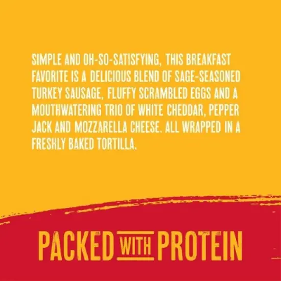 Red's Frozen Turkey Sausage Breakfast Burrito - 4oz/4ct image {6}