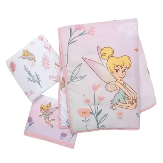 Lambs & Ivy 3pc Tinker Bell Crib Bedding Set image {9}