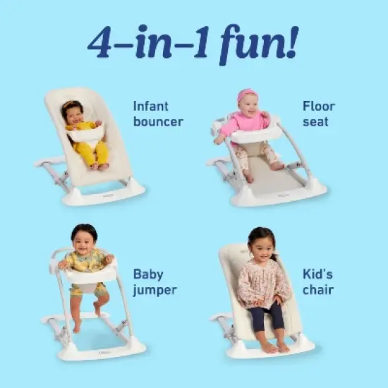 Graco Jumpstart 4-in-1 Activity Bouncer - Wren image {1}