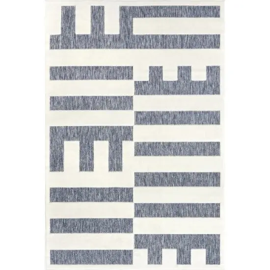 nuLOOM Neri Modern Bars Indoor/Outdoor Area Rug image {9}