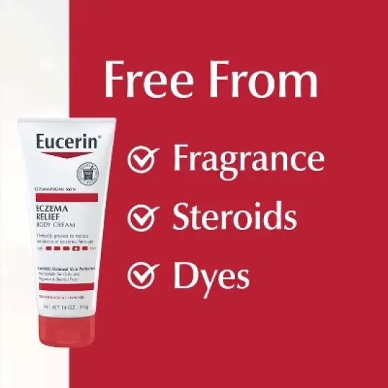 Eucerin Eczema Relief Body Cream for Dry Skin Unscented image {7}