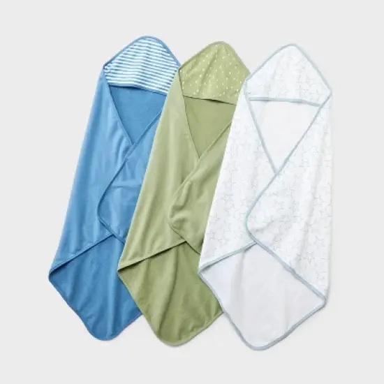 Baby 3pk Hooded Towel - Cloud Island&trade; image {3}