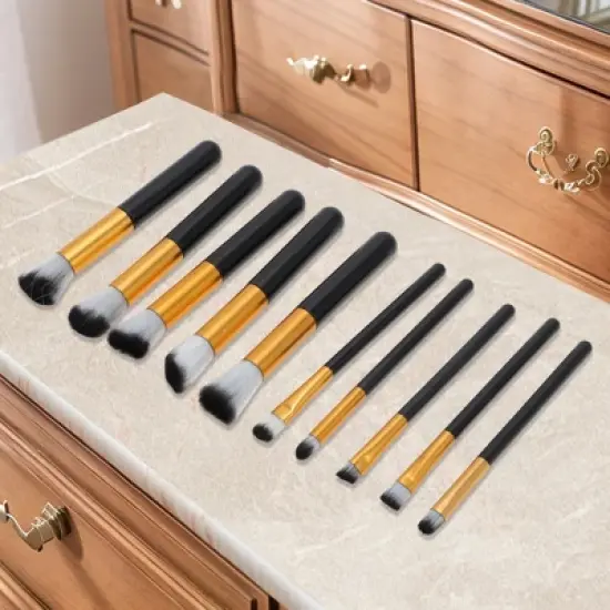 Unique Bargains Lightweight Makeup Brush 10 Pcs image {4}