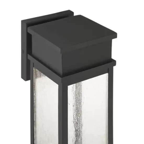John Timberland Sintef 14 1/4" High Sand Black LED Outdoor Wall Light image {2}