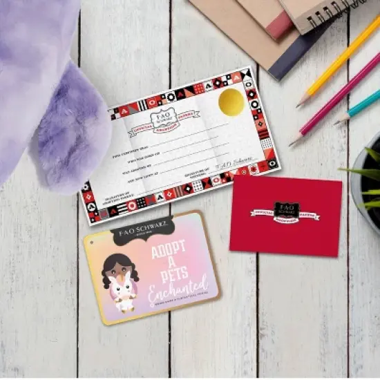 FAO Schwarz 15" Adopt A Pets Narwhal Plush image {2}