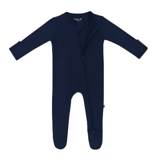 Kyte Baby Zippered Footie in Navy image {4}