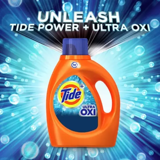 Tide Plus Ultra Oxi Liquid Laundry Detergent image {4}