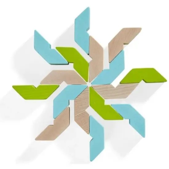 HABA Varius Building Blocks with Pattern Cards (Made in Germany) image {3}