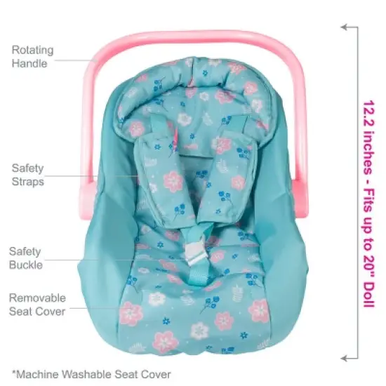 ADORA Car Seat Carrier - Flower Print image {2}