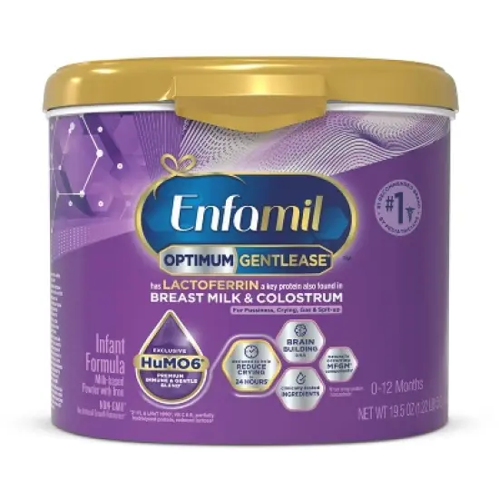 Enfamil Optimum Gentlease Powder Infant Formula - 19.5oz image {11}
