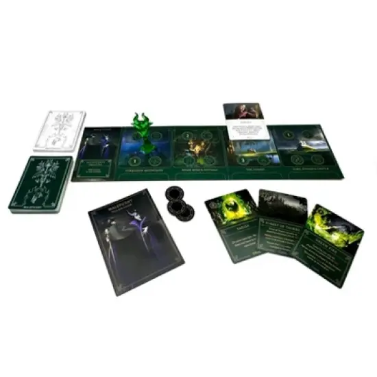 Ravensburger Disney Villainous Introduction to Evil Family Strategy Board Game with Lorcana Foil Trading Card: Creative Thinking, 2-4 Players image {5}