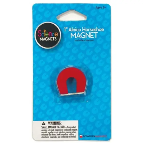 Dowling Magnets&reg; Alnico 1" Horseshoe Magnet, Pack of 6 image {1}
