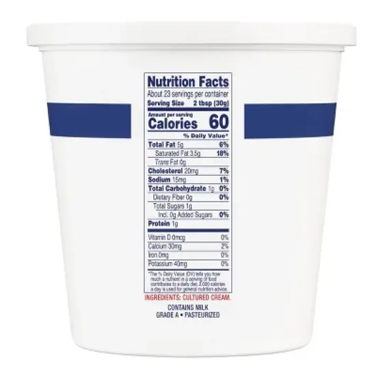 Daisy Pure & Natural Sour Cream - 24oz image {1}