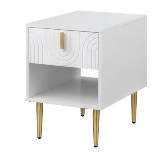 Tabaria Contemporary End Table with Drawer - Lifestorey image {7}