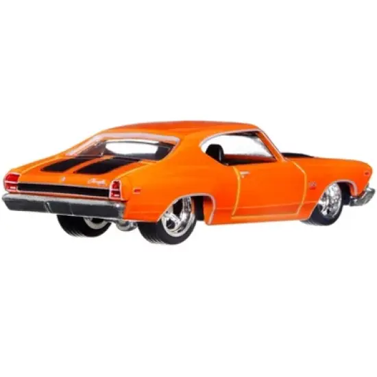 1969 Chevrolet Chevelle SS 396 Orange with Black Stripes "American Scene" "Car Culture" Series Diecast Model Car by Hot Wheels image {2}