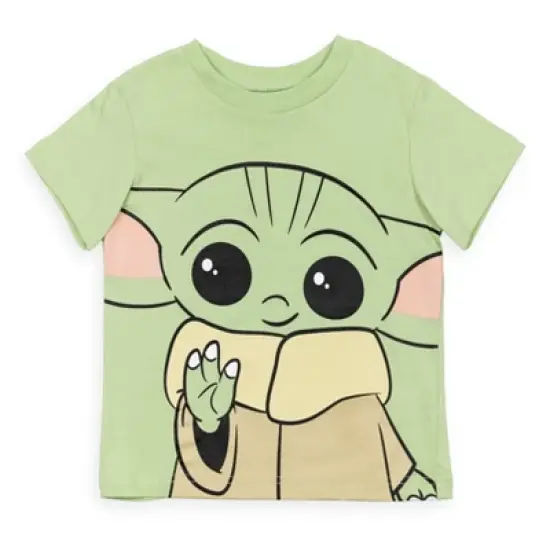Star Wars The Mandalorian The Child Baby T-Shirt and French Terry Shorts Outfit Set Infant image {1}