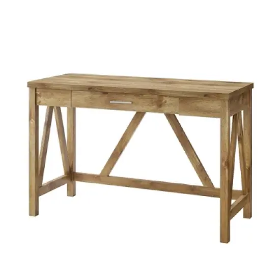 Taylen A Frame Transitional 1 Drawer Writing Desk - Saracina Home image {8}