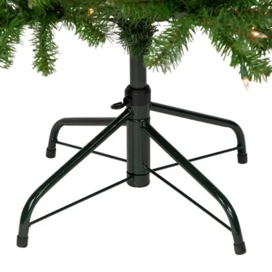 Northlight Pre-Lit Pencil White River Fir Artificial Christmas Tree - 6.5' - Clear Lights image {4}