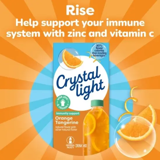 Crystal Light Hydrate Orange - 10ct/1.8oz image {5}