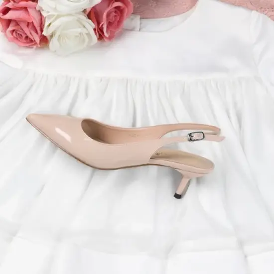 INSPIRE CHIC Rectangular Metallic Single Prong Pin Shoes Buckles image {3}