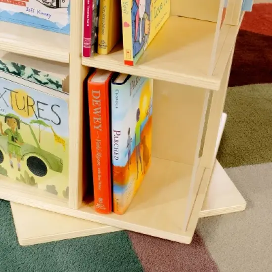 Guidecraft EdQ Rotating Book Display 3 Tier image {3}