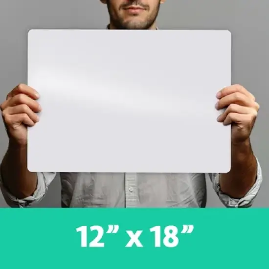 Flipside Products Dry Erase Board, 12" x 18", Pack of 3 image {4}