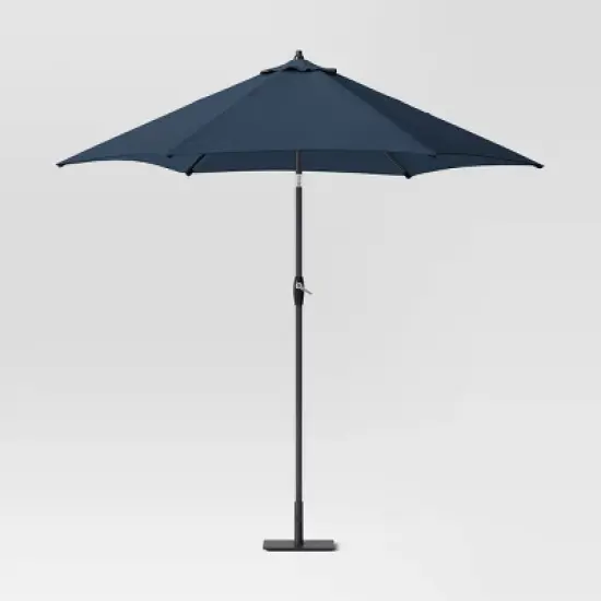9'x9' Patio Market Umbrella - Black Pole - Room Essentials&trade; image {9}