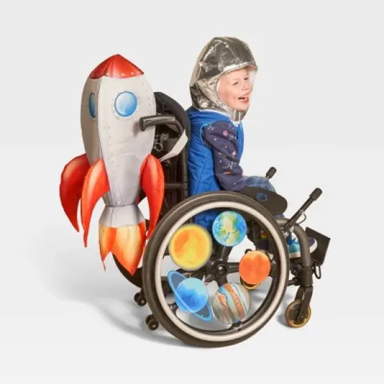 16pc Kids' Adaptive Astronaut Halloween Costume Kit with Accessories and Wheelchair Cover - Hyde and EEK! Boutique&trade;: Wheelchair Friendly image {1}