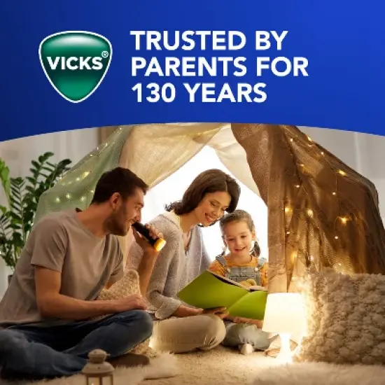 Vicks Kids' Combo Cold & Cough + Fever Syrup - Acetaminophen - Grape - 16 fl oz image {9}