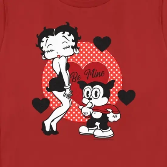 Women's Betty Boop Valentine's Day Bimbo Be Mine T-Shirt image {1}