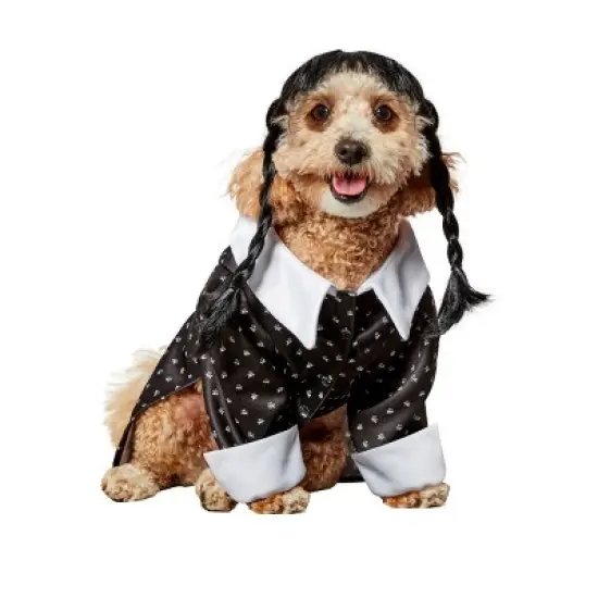Rubies Wednesday, Wednesday Addams Pet Costume image {3}