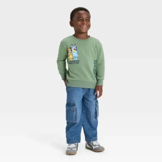 Toddler Boys' Bluey Bingo Fleece Sweatshirt - Green image {3}