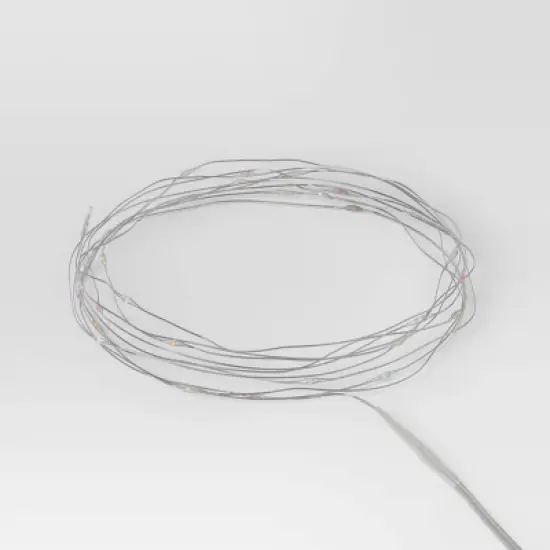 30ct LED Battery Operated Dewdrop Fairy String Lights - Wondershop&trade; image {2}