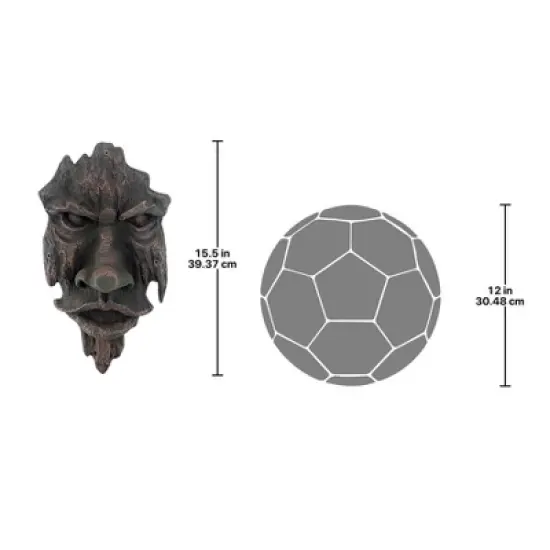 Design Toscano The Spirit of Nottingham Woods: Greenman Tree Sculpture image {6}