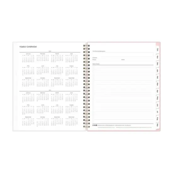Blue Sky Weekly/Monthly Month Planning Calendar 7"x9" with List Pad Kendrice image {6}