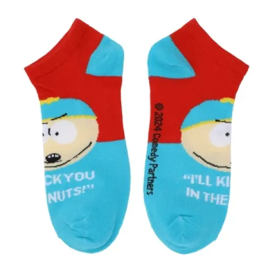 South Park Irreverent Quotes Women's 5-Pair Ankle Socks image {1}