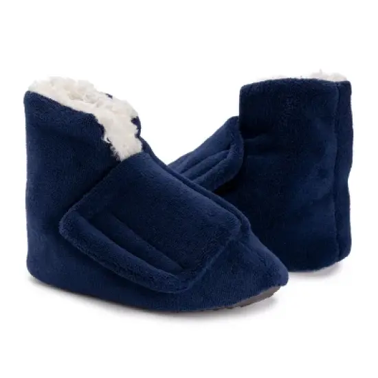 MUK LUKS Mens Adjustable Shearling Bootie image {6}