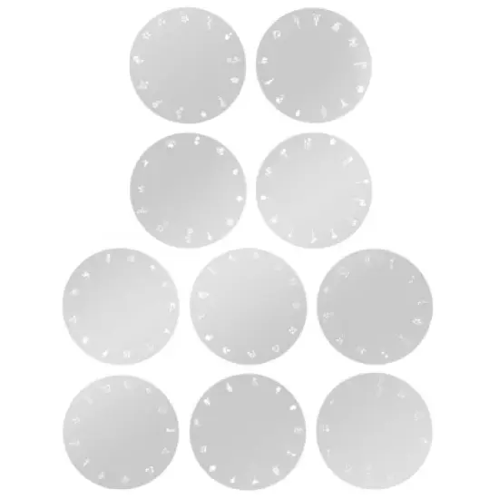 PointZero Pro Airbrush Nail Art Paint Stencil Kit Design Set 1 image {2}