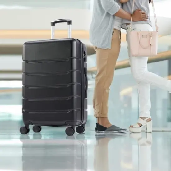 YONWAY 20" Hardshell Luggage , Expandable Lightweight ABS Suitcase, with TSA lock & Spinner Wheels image {7}