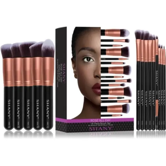 SHANY Professional Makeup Brush Set  - 14 pieces image {1}