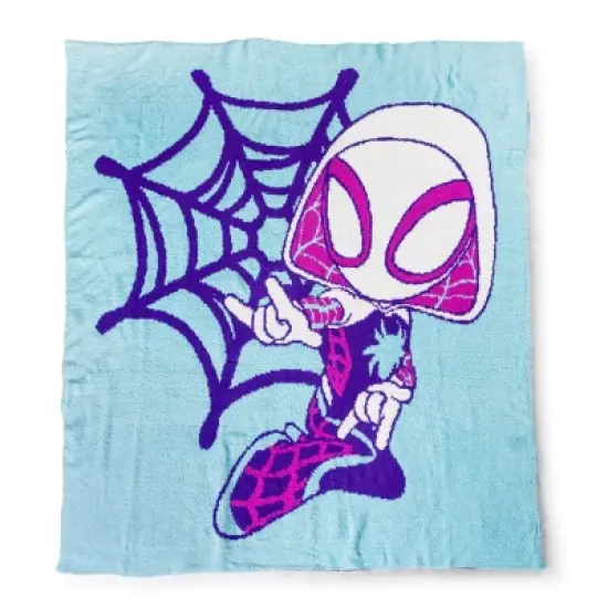 Spidey & His Amazing Friends Ghost Spider 50x60 Feather Knit Throw image {6}