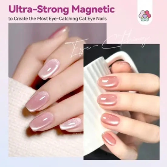 Saviland Professional 3-in-1 Cat Eye Magnetic Gel Tool Kit - N35 Neodymium Magnet Wand with Dual-Ended Effects for Salon Nail Art. image {5}