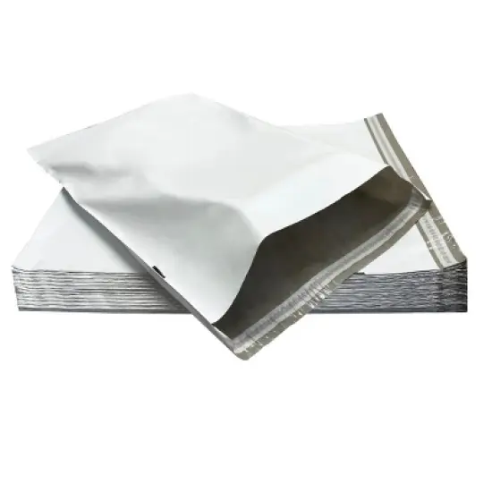 UOFFICE Pack of 250 Poly Mailers Bags 19"x24" - #7 White Self-Sealing Envelopes image {4}