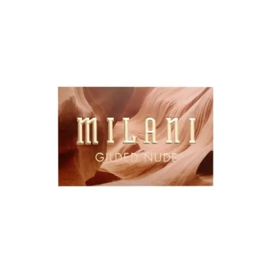 Milani Gilded Eyeshadow Palette - Nude 120 - 0.3oz image {1}
