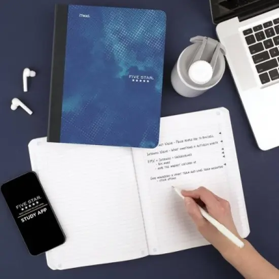 Five Star Active Comp Book 80ct Blue image {5}