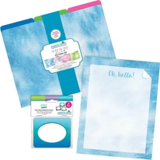 Barker Creek Blue Ombre Get Organized File Folders Set Multi-Design 107 per Set: Paper, Top Tab, 50 Sheet Capacity, 12"x9.5" image {4}