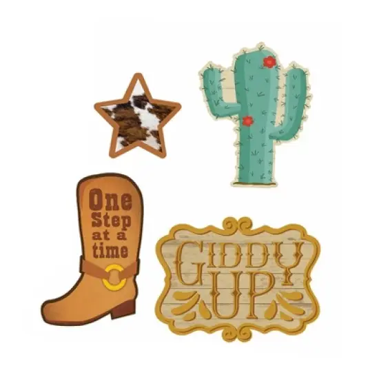 Eureka Wild Wild Classroom Gallery Wall Bulletin Board Set, 18 Pieces image {1}