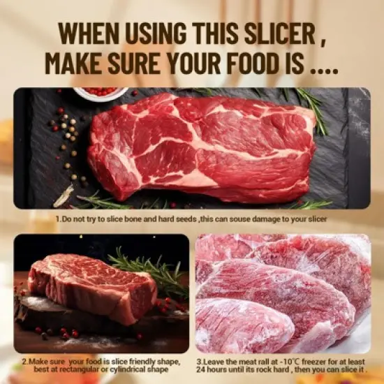 Blade family restaurant manual meat slicer, portable frozen meat slicer, stainless steel vegetable slicer, beef and lamb roll slicer image {4}