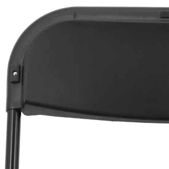 Elama 4 Piece Plastic Folding Chair in White image {6}