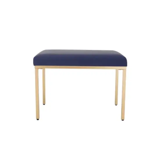 24" Metal Ottoman - WOVENBYRD image {6}